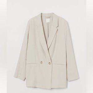 Hm blazer tan/cream